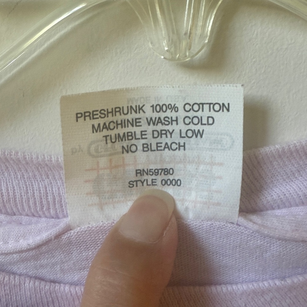 Guess Light Pink Casual Tee Women’s One Size Fits All. - Picture 3 of 5